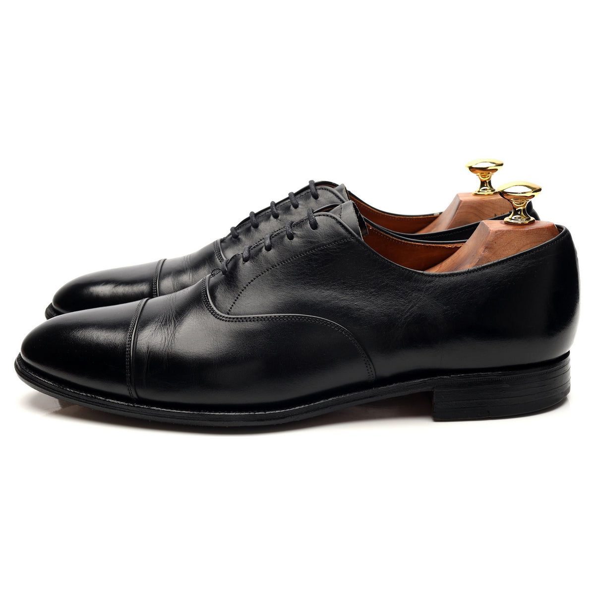 Paul Stuart Black Leather Oxford UK 9.5 US 10 D