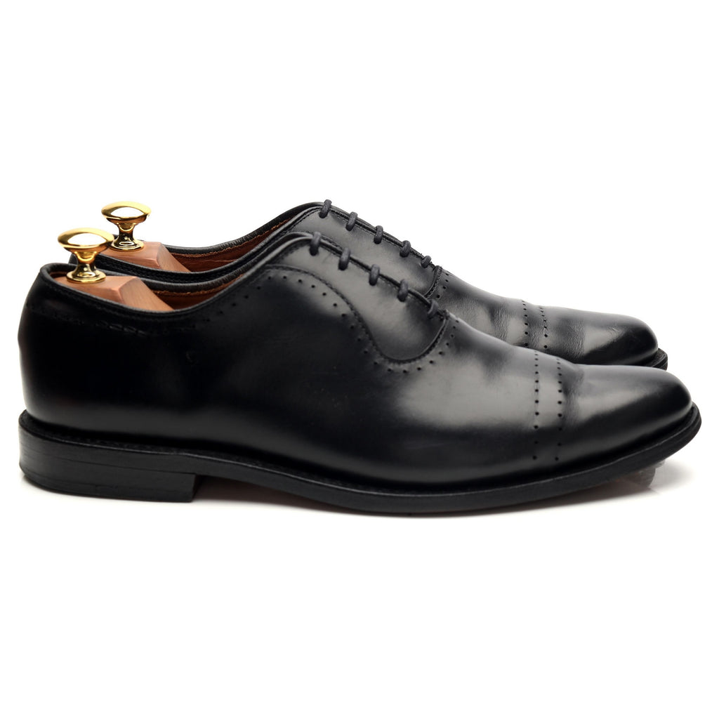 'Vernon' Black Leather Wholecut Oxford UK 7 US 8 D