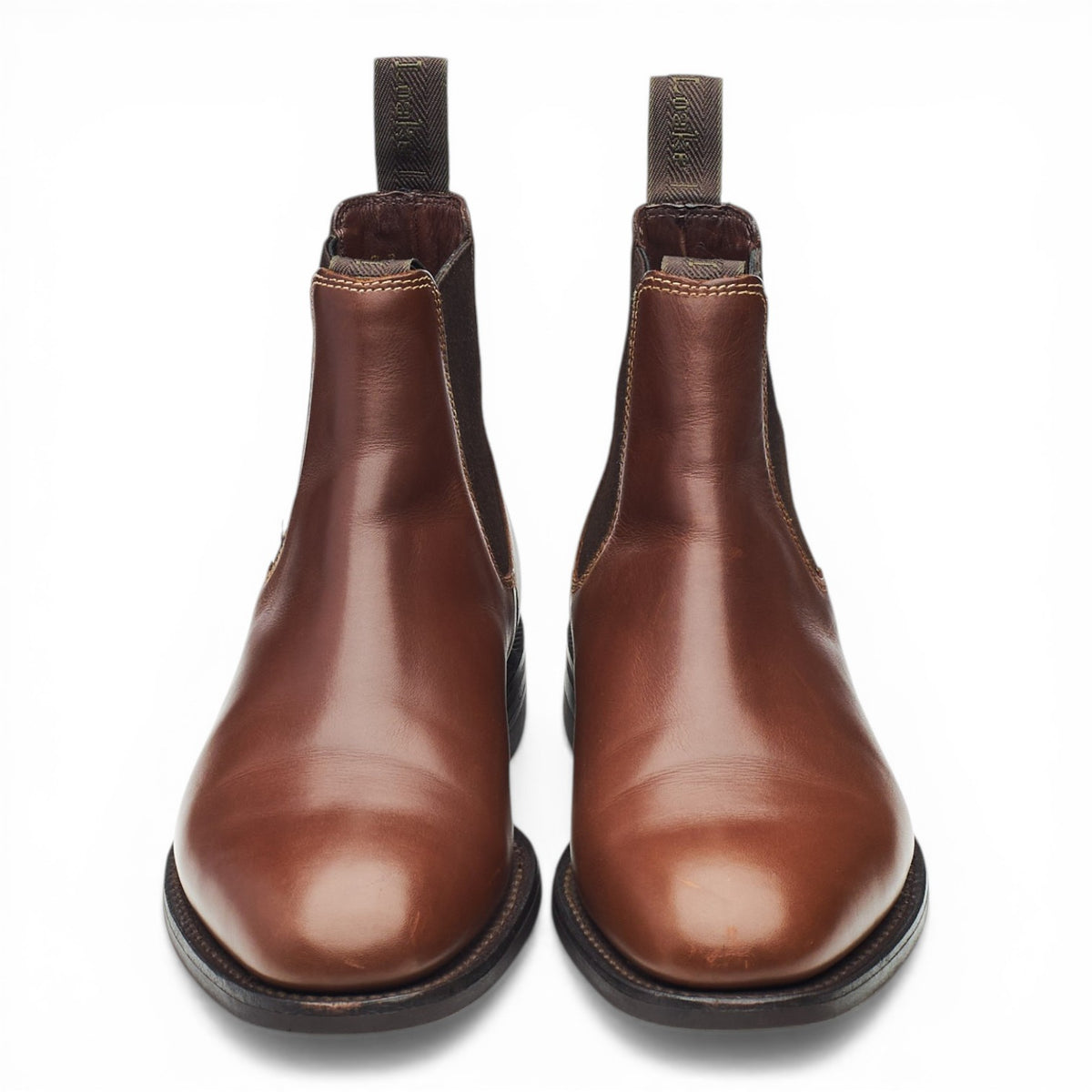 Women's 'Chatterley' Brown Leather Chelsea Boots UK 4.5 F