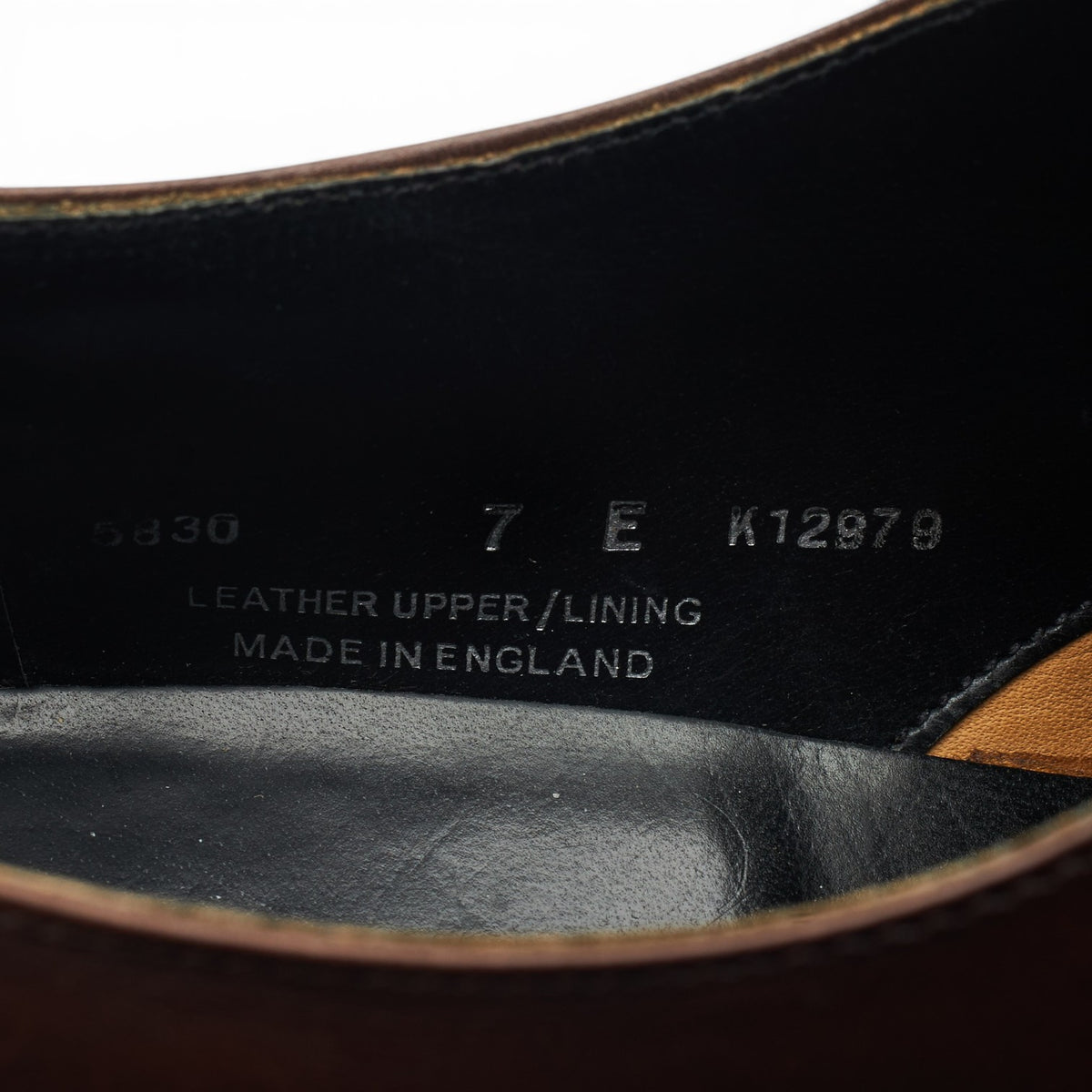 Richard James Dark Brown Leather Derby UK 7 E
