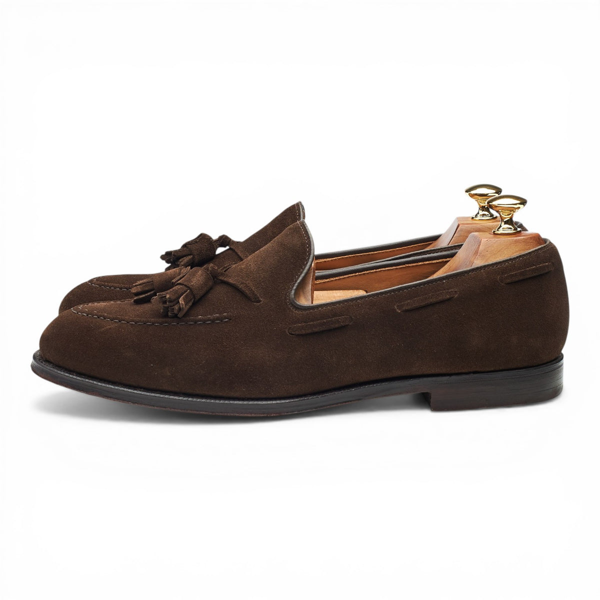 'Cavendish 2' Dark Brown Tassel Loafers UK 9 E