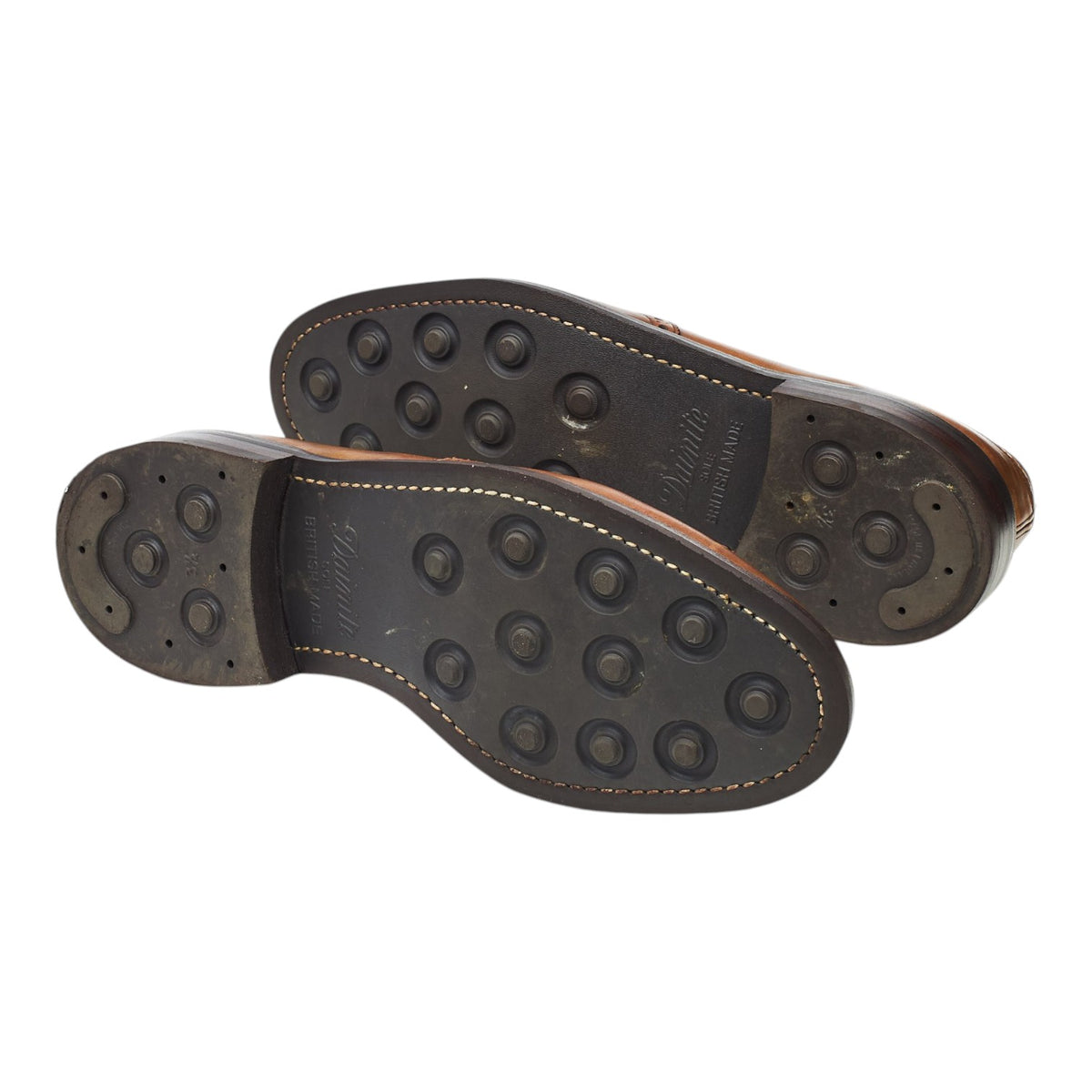 Herring 'Canning' Brown Leather Derby Brogues UK 7.5 F