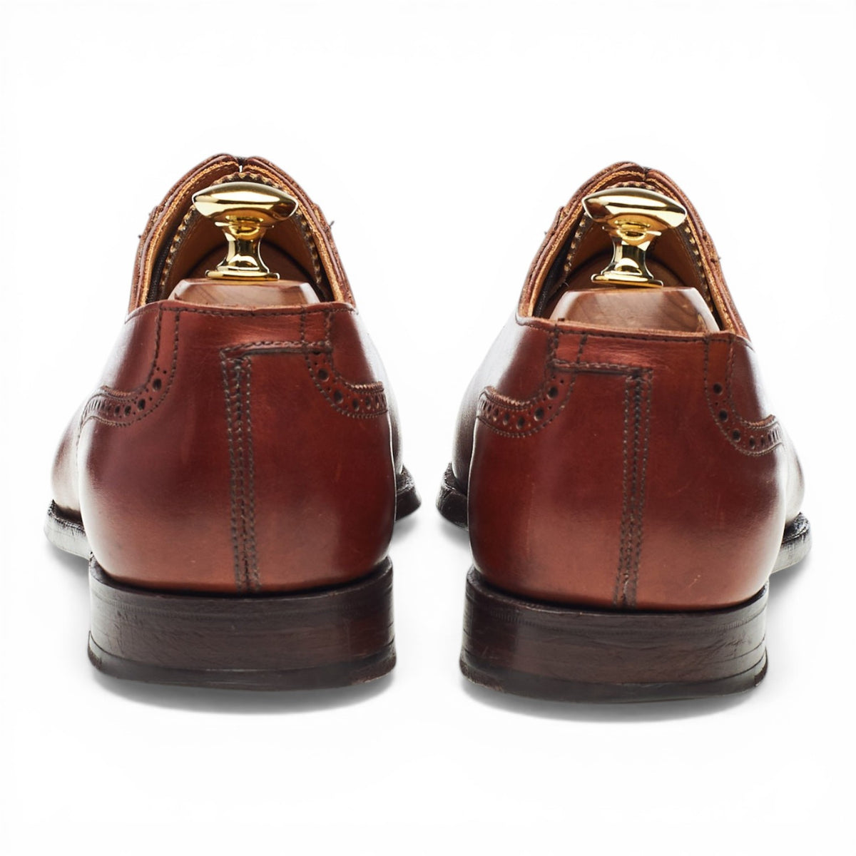 'Adam' Brown Leather Oxford Brogues UK 6 E
