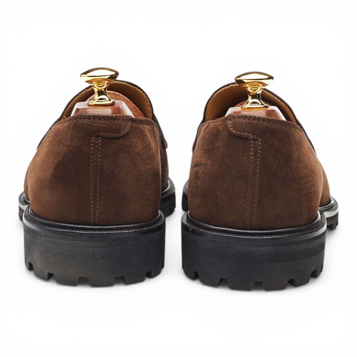 'Pall Mall' Brown Nubuck Loafers UK 9 EU 43