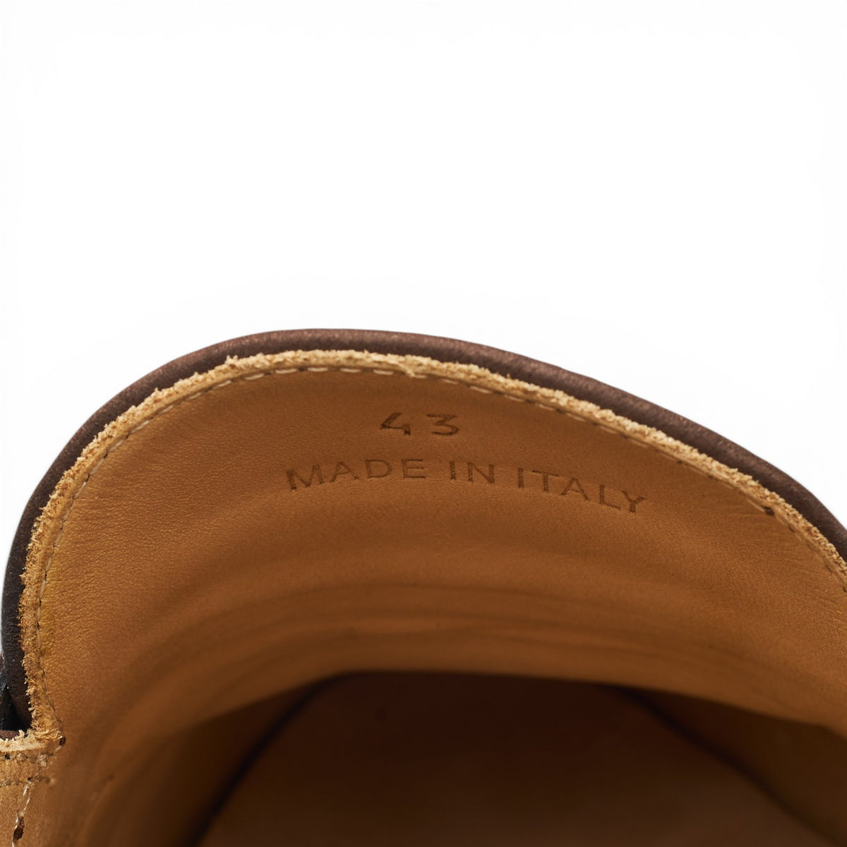 'Pall Mall' Brown Nubuck Loafers UK 9 EU 43