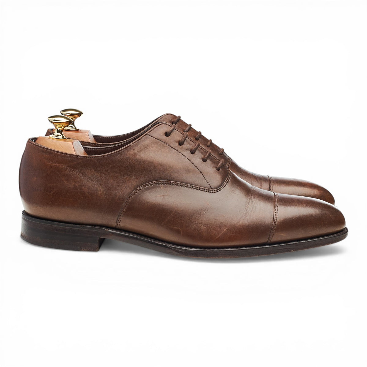 1880 'Aldwych' Dark Brown Leather Oxford UK 9 F