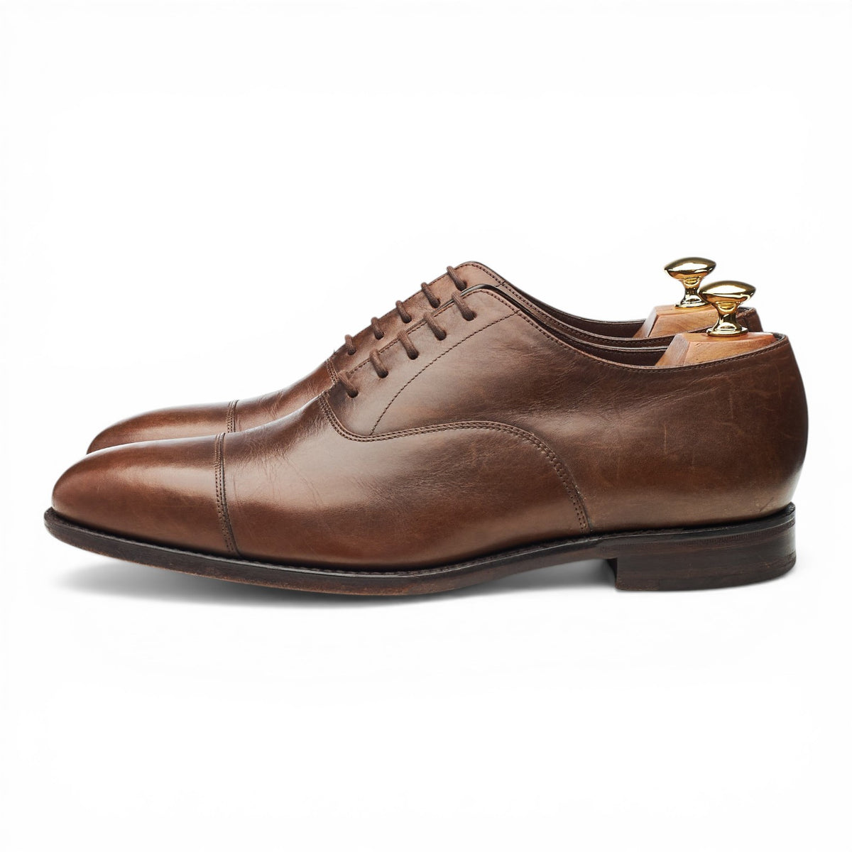 1880 'Aldwych' Dark Brown Leather Oxford UK 9 F