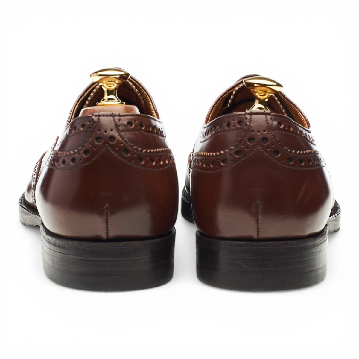 'Burwood' Brown Leather Oxford Brogues UK 10 G