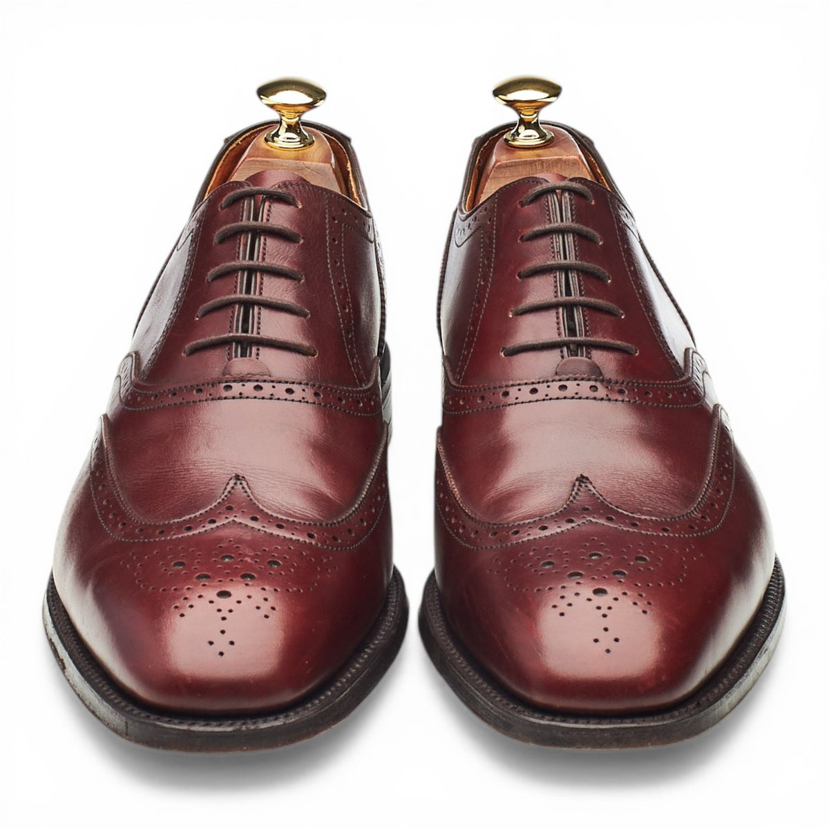 Burgundy Oxford Brogues UK 9.5 E