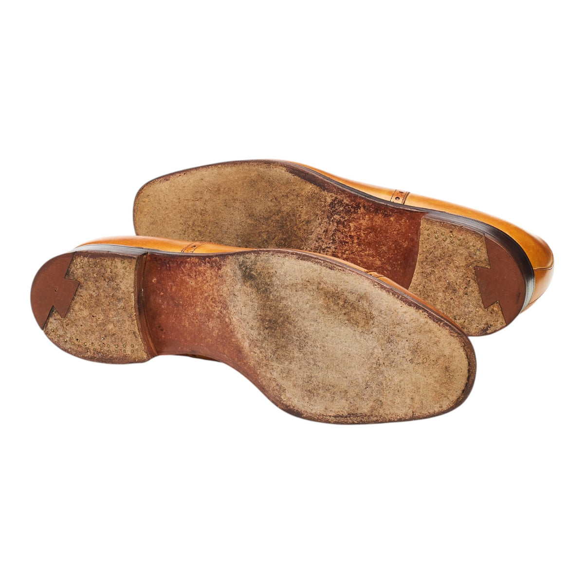 'Blenheim' Tan Brown Leather Oxford Brogues UK 9 F