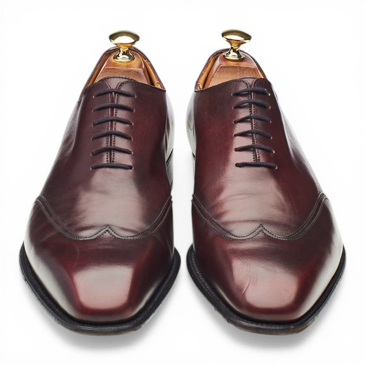 '423' Burgundy Leather Oxford 9 E UK 9.5