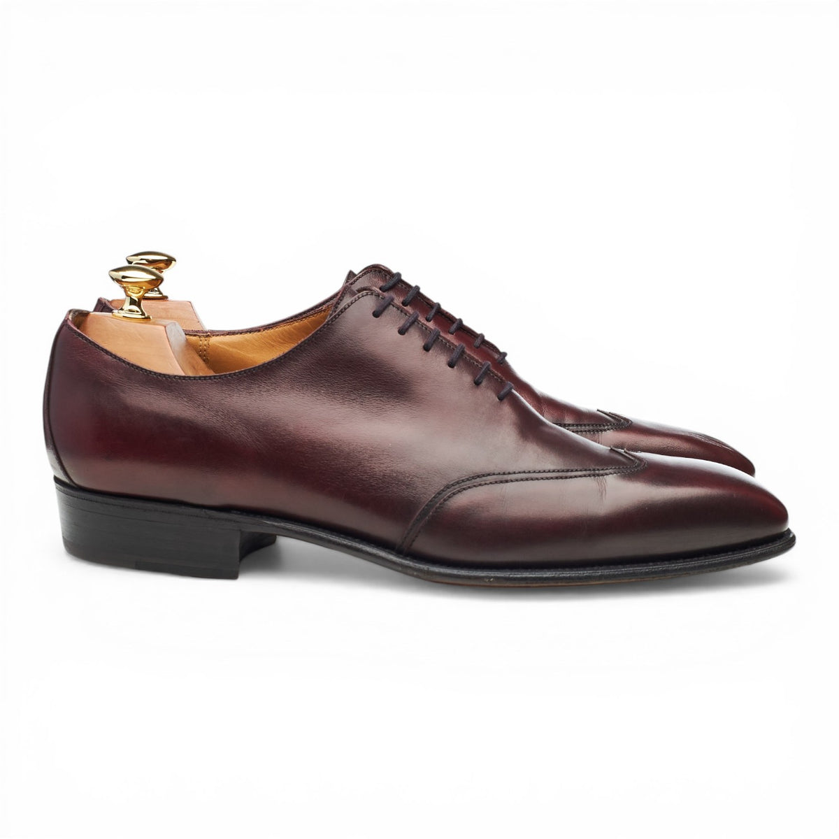 '423' Burgundy Leather Oxford 9 E UK 9.5