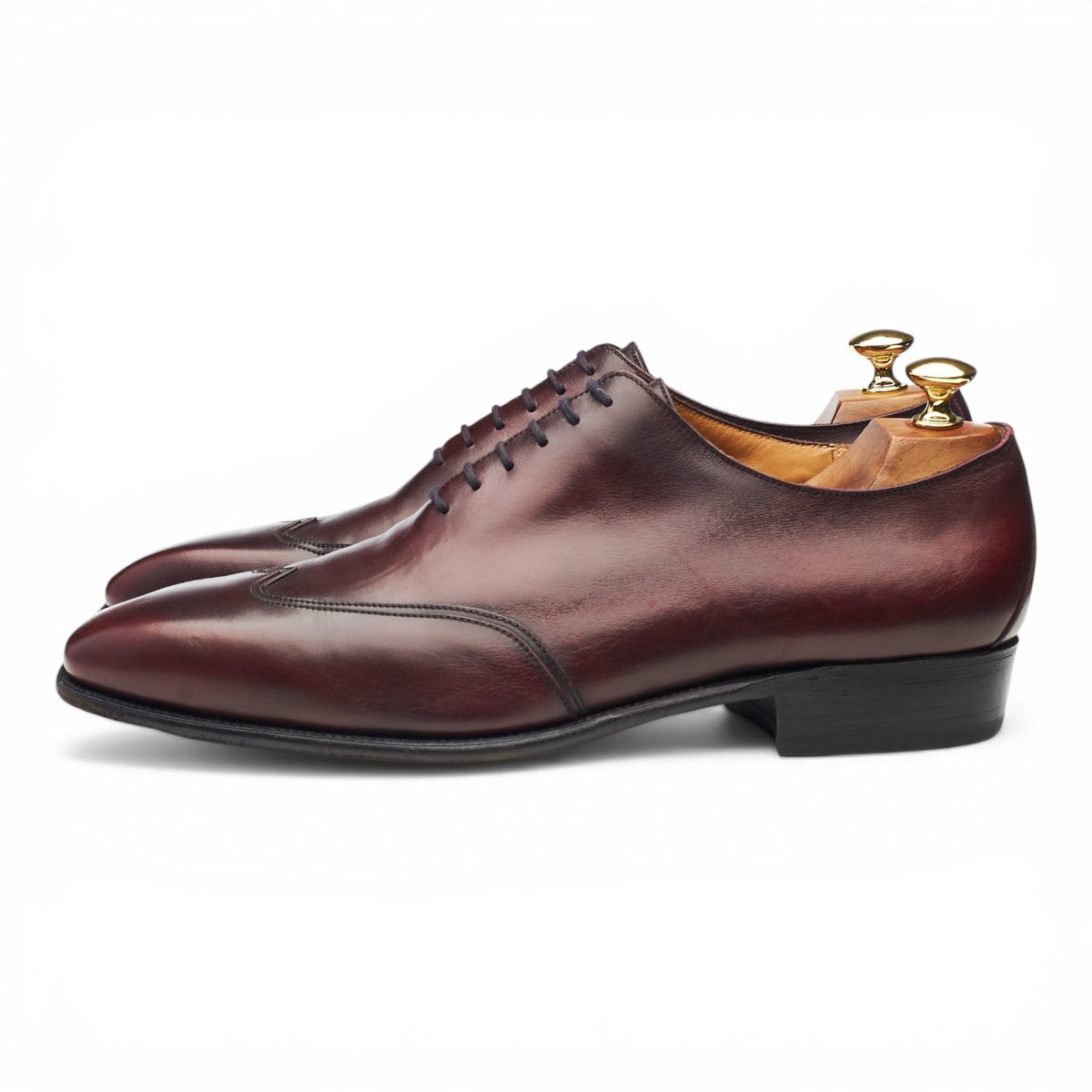 '423' Burgundy Leather Oxford 9 E UK 9.5