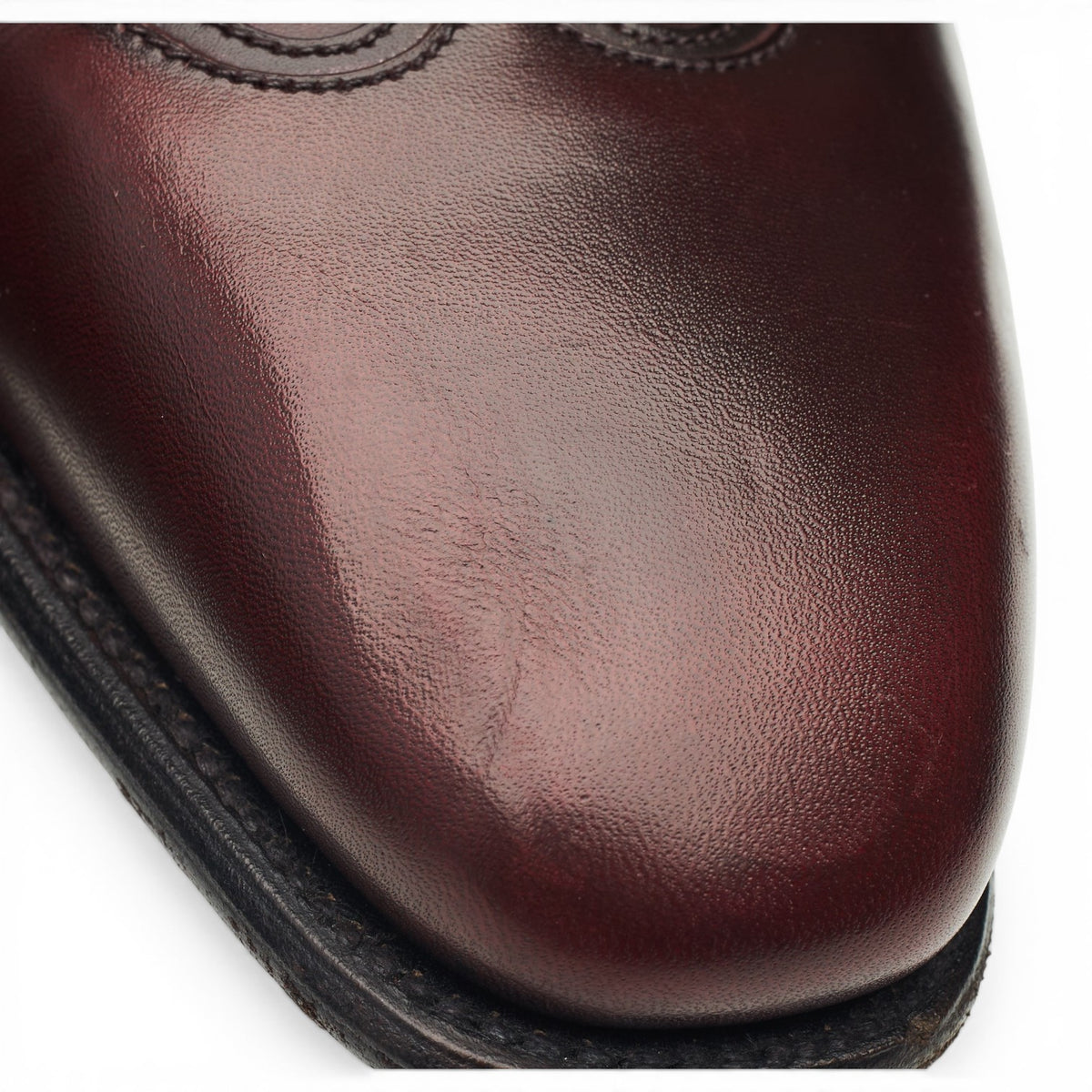 '423' Burgundy Leather Oxford 9 E UK 9.5
