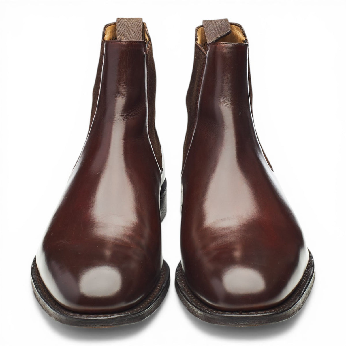'Amberley' Brown Leather Chelsea Boots UK 7.5 F