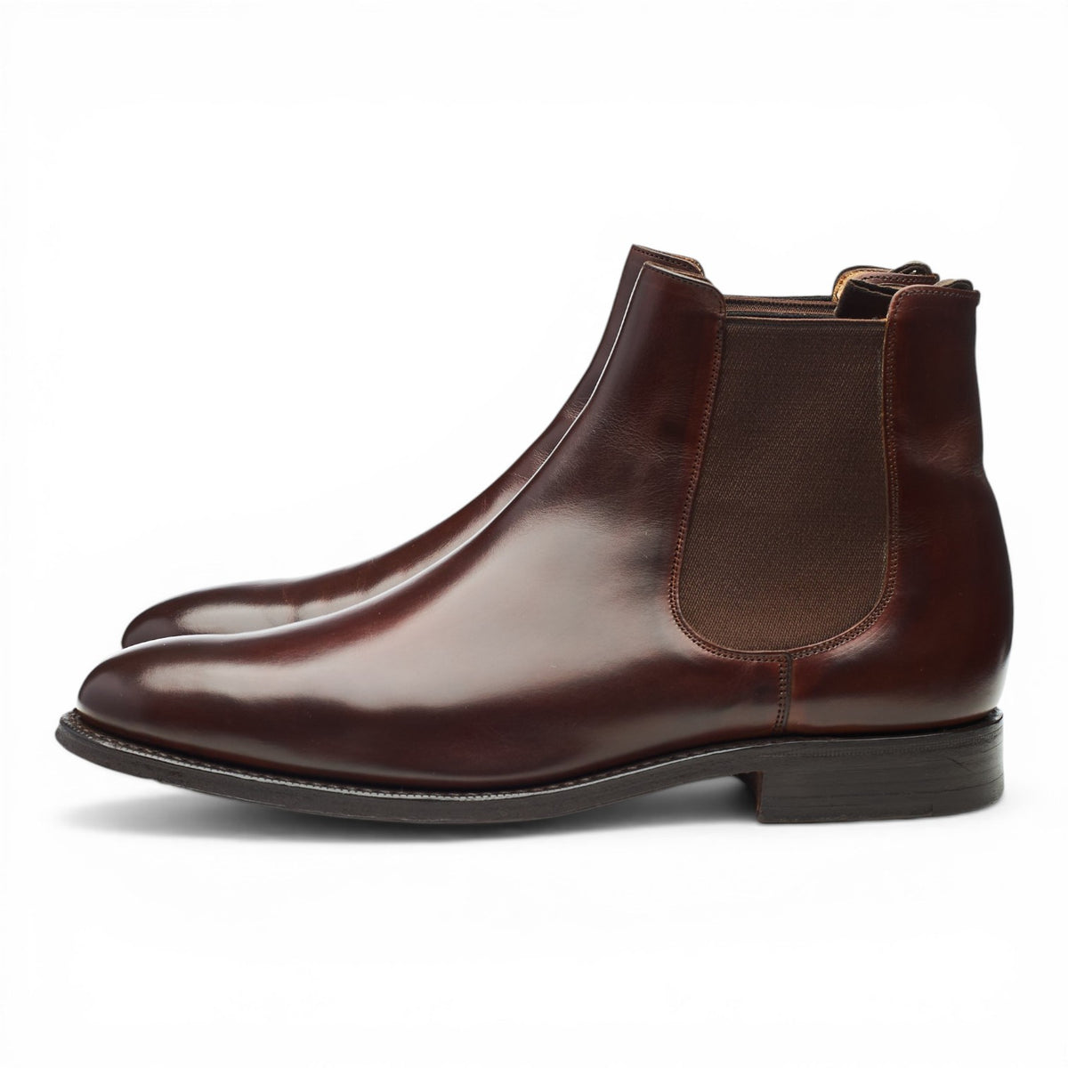 'Amberley' Brown Leather Chelsea Boots UK 7.5 F