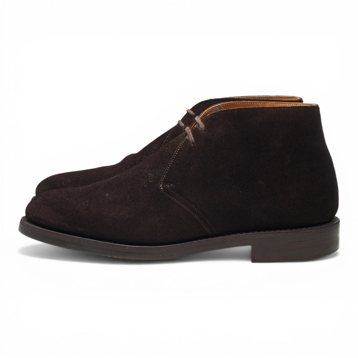 'Ryder' Dark Brown Suede Chukka Boots UK 7 G