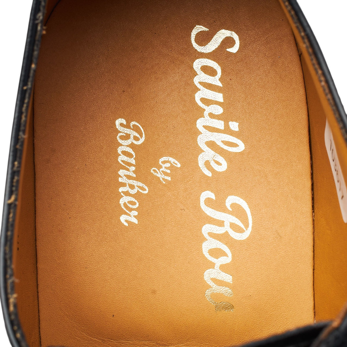 Savile Row Black Leather Derby UK 9.5 F