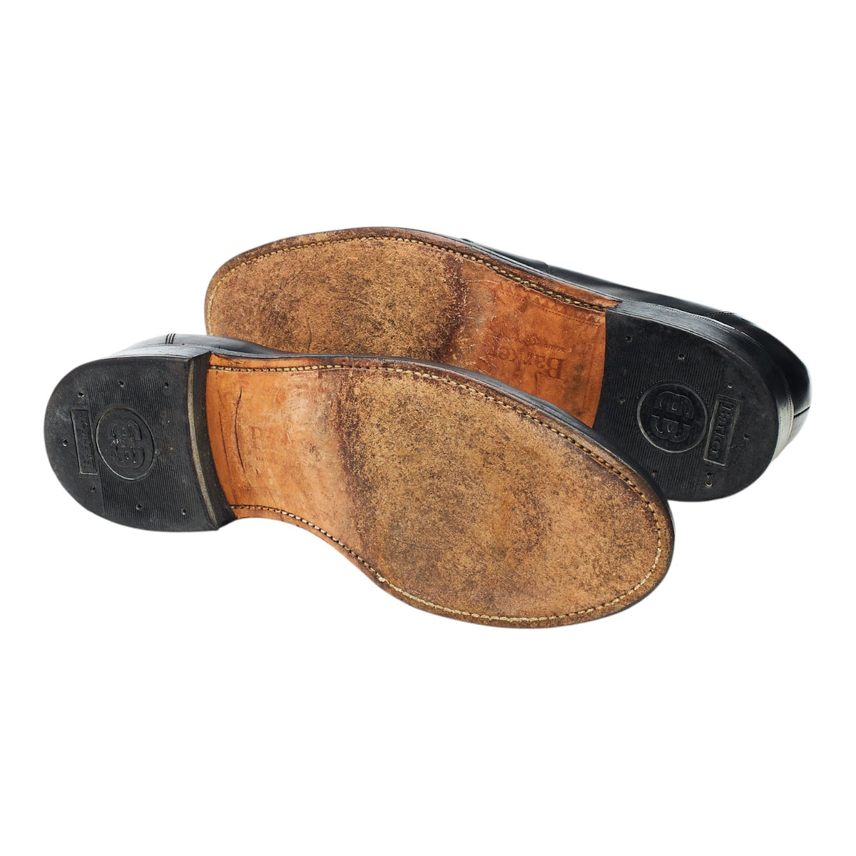 Black Leather Loafers UK 6.5 G