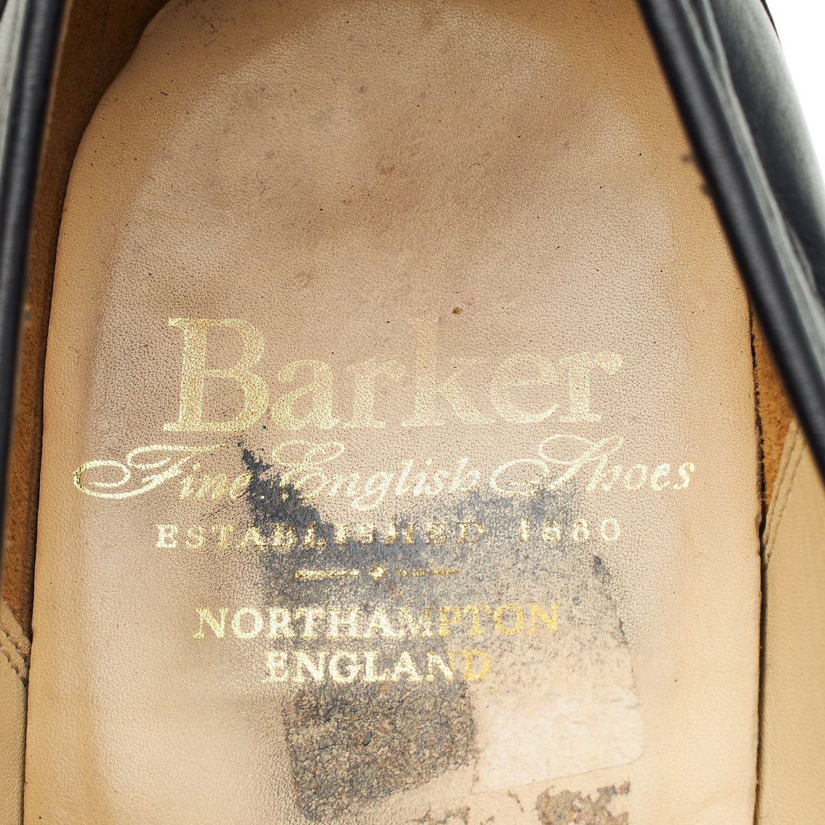 Black Leather Loafers UK 6.5 G