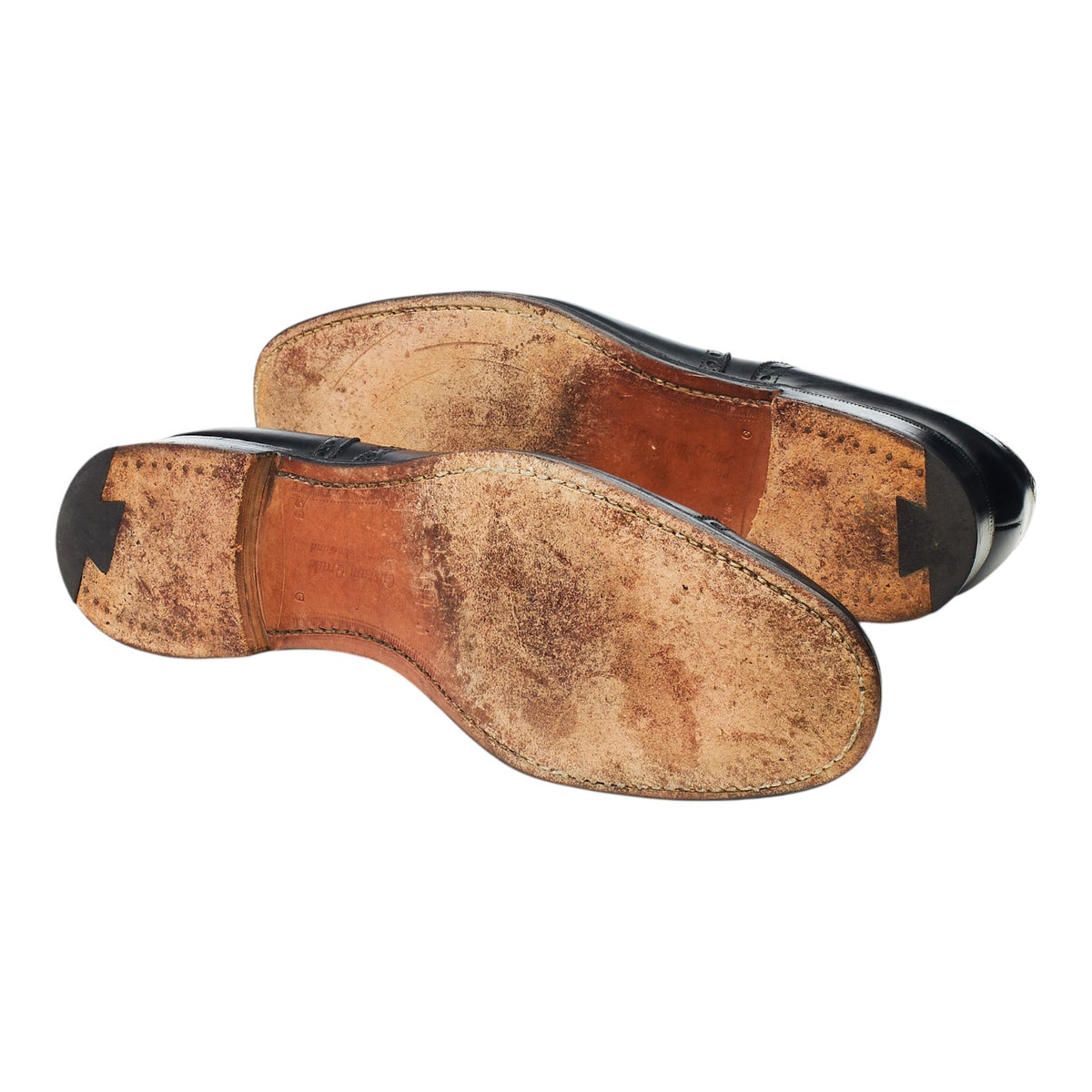 'Trent' Black Leather Oxford Brogues UK 9.5 G