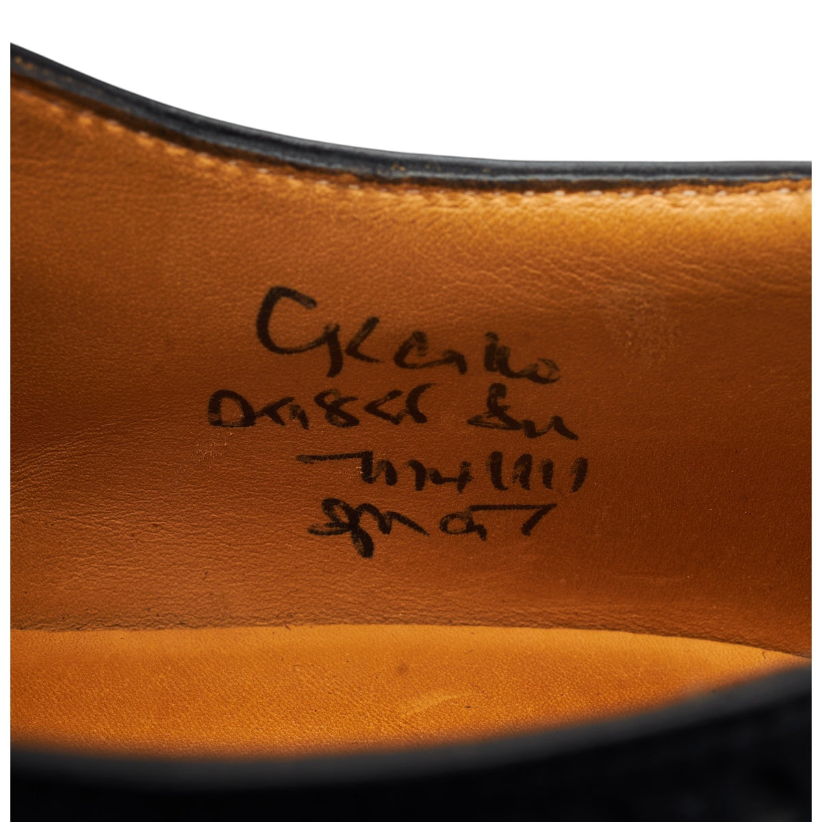 'Trent' Black Leather Oxford Brogues UK 9.5 G