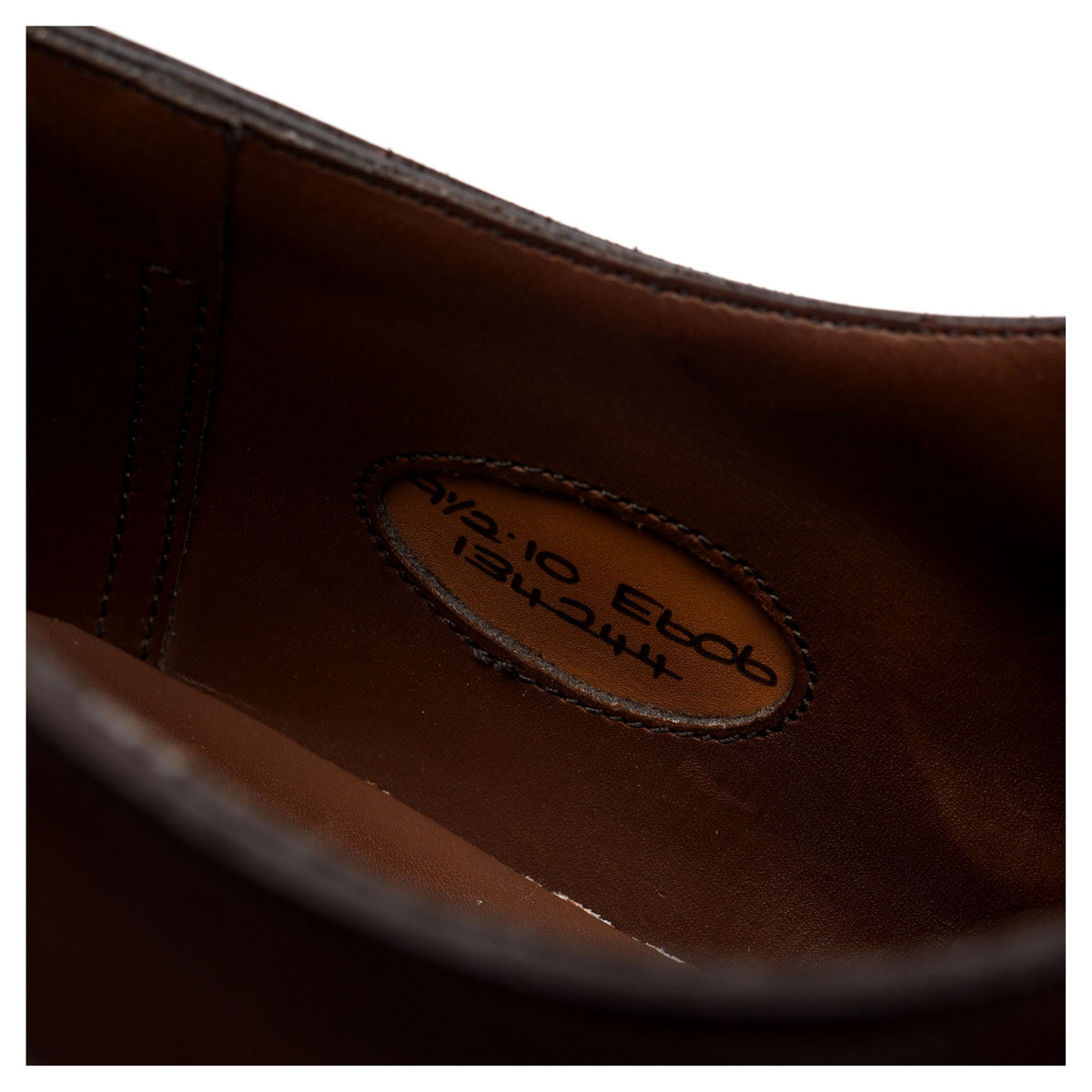 &#39;Dover&#39; Brown Leather Derby Split Toe UK 9.5 E