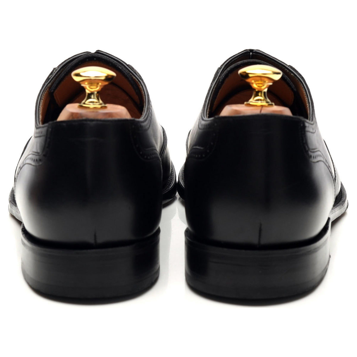 1880 Legacy &#39;Ettrick&#39; Black Leather Oxford Brogues UK 11.5 F