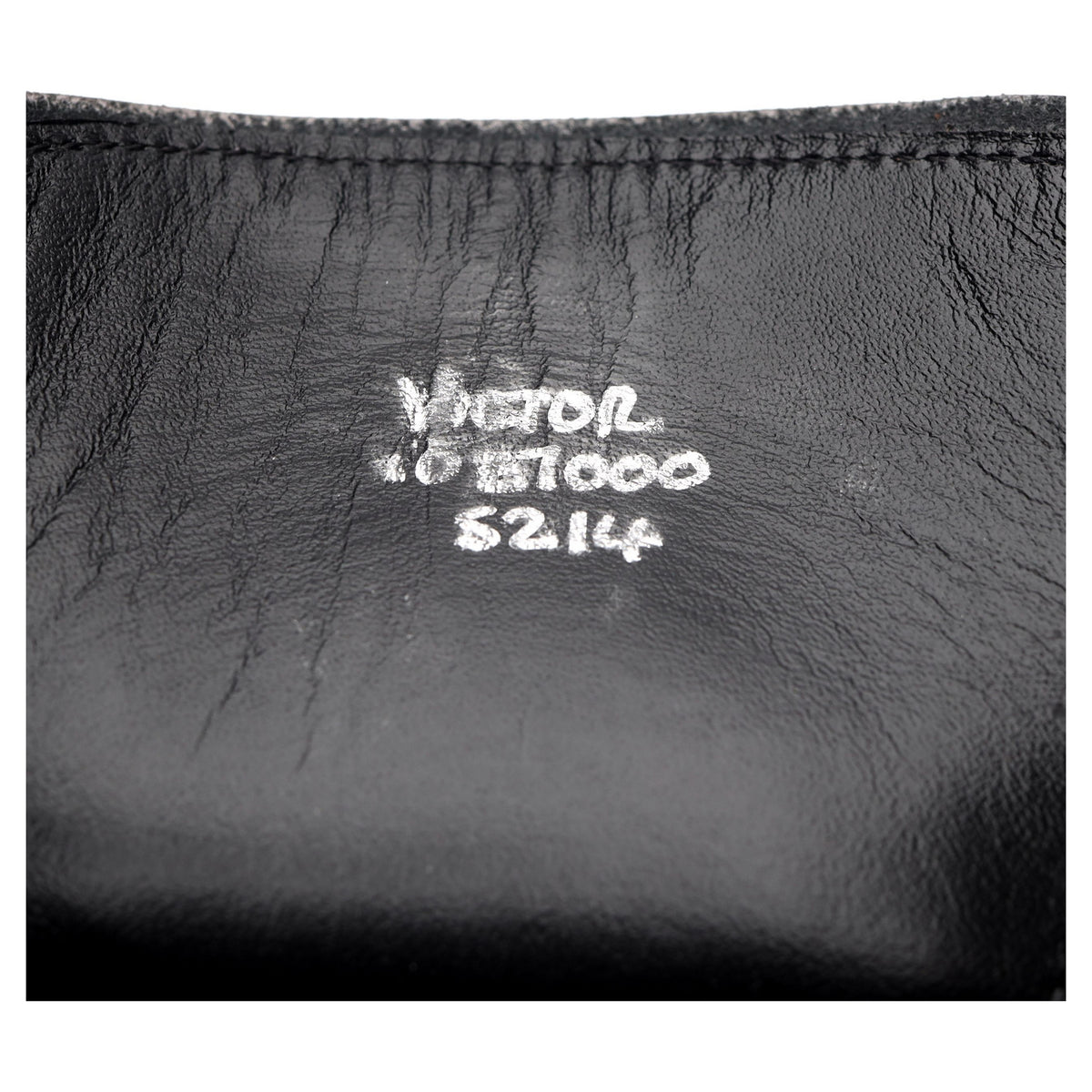 &#39;Victor&#39; Black Leather Double Monk Strap UK 10 E