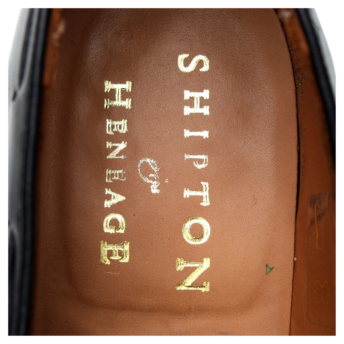 Shipton &amp; Heneage &#39;Finchley&#39; Black Leather Tassel Loafers UK 9.5 F