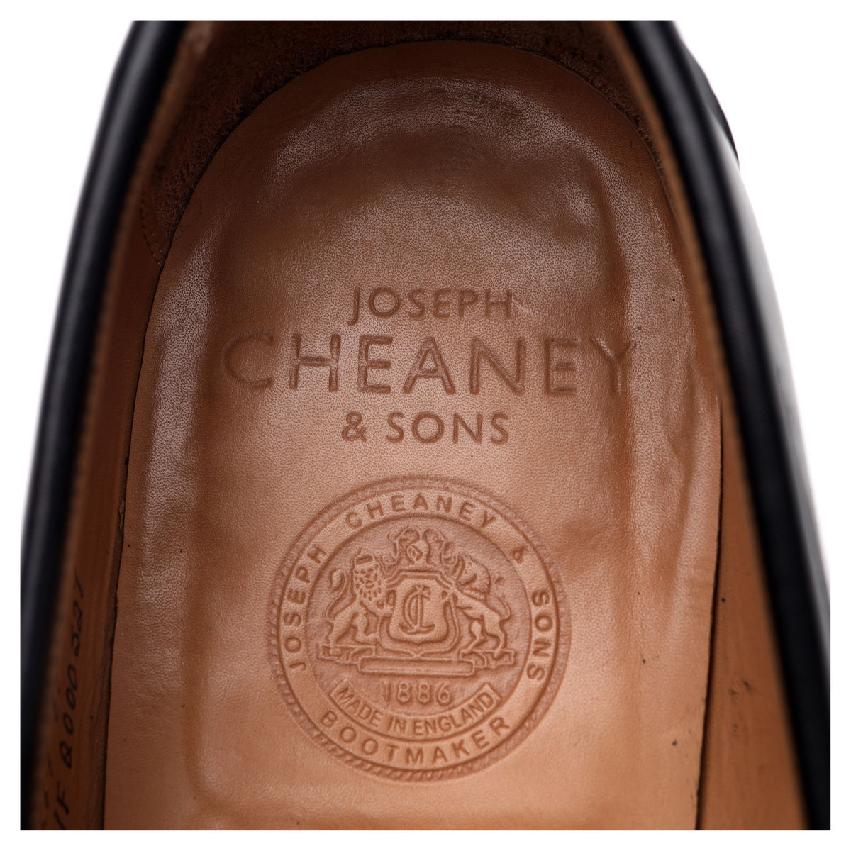&#39;Hadley&#39; Black Leather Loafers UK 9 F