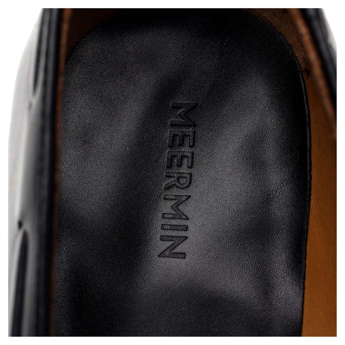 &#39;101381&#39; Black Leather Tassel Loafers UK 9.5 E