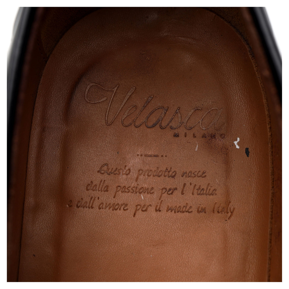 &#39;Cadregatt&#39; Black Leather Tassel Loafers UK 9.5