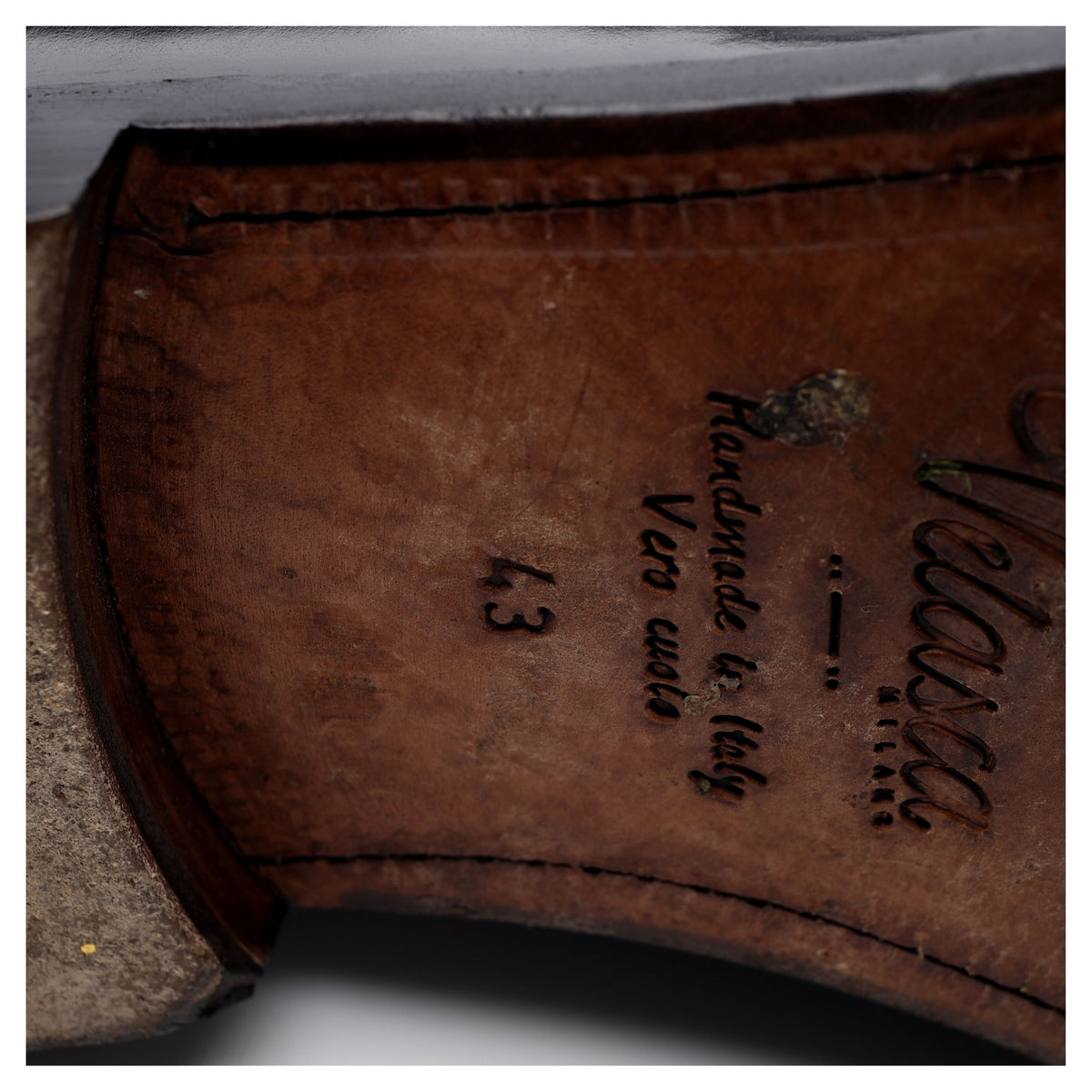 &#39;Cadregatt&#39; Black Leather Tassel Loafers UK 9.5