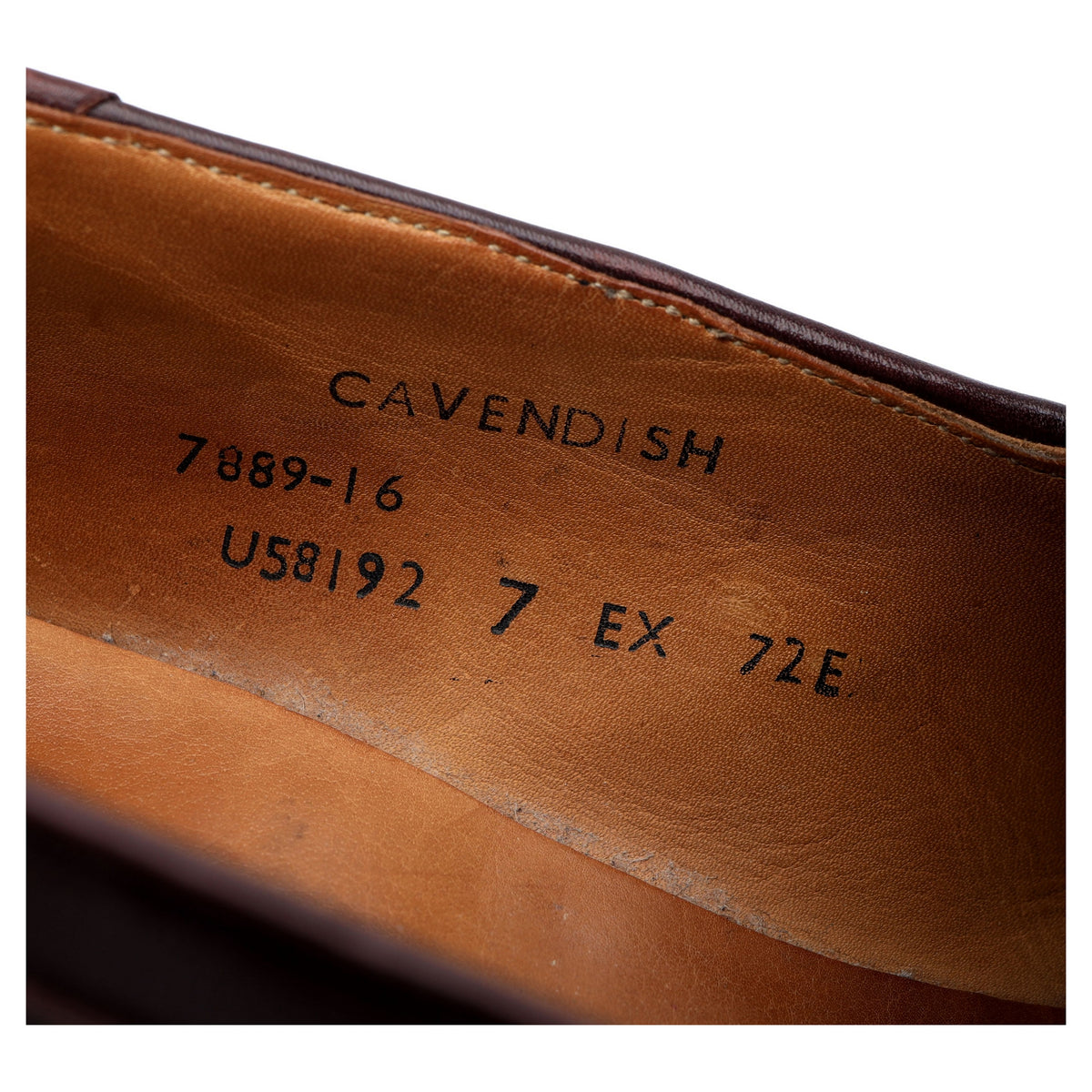 &#39;Cavendish&#39; Burgundy Leather Tassel Loafers UK 7 EX