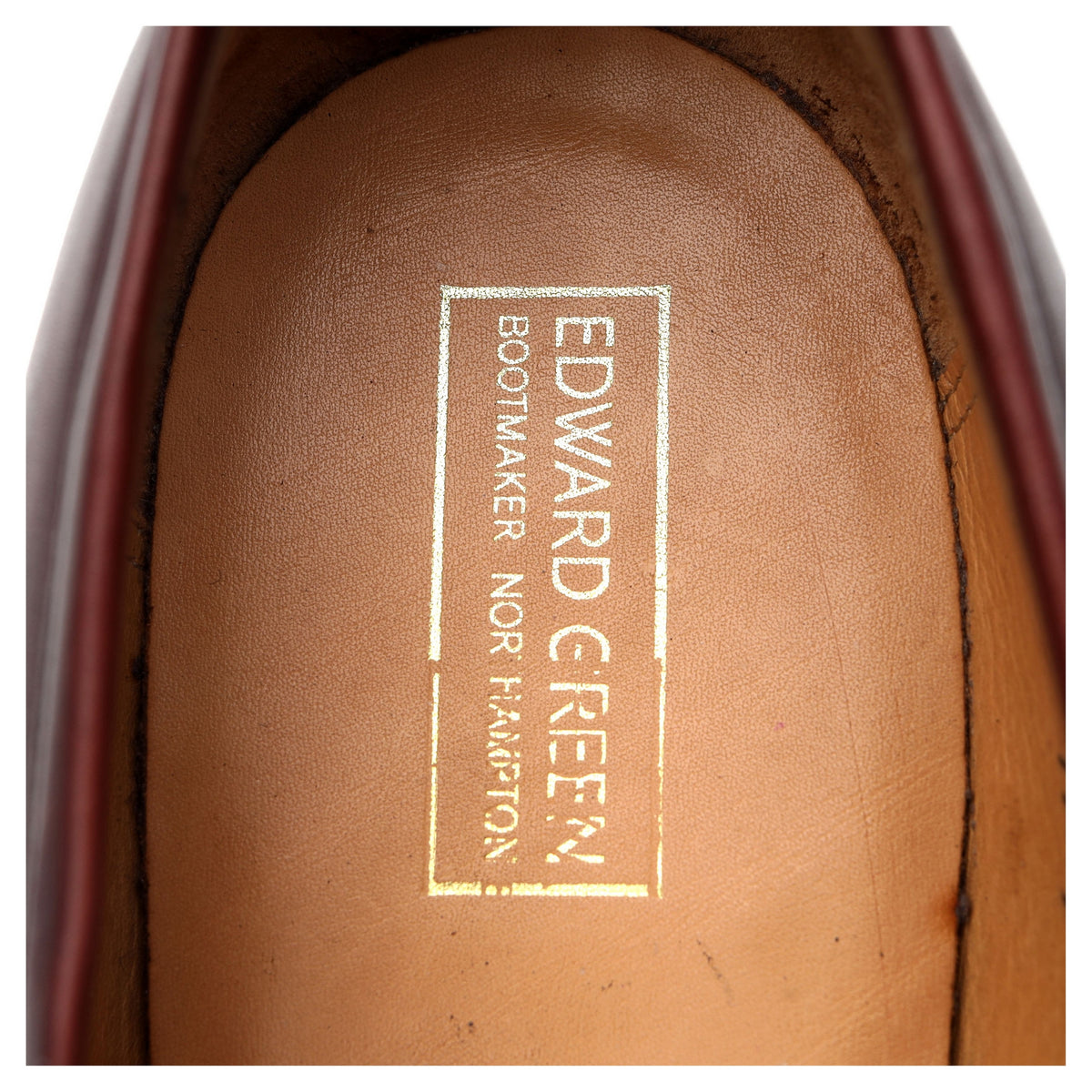 &#39;Piccadilly&#39; Burgundy Leather Loafers UK 9 D