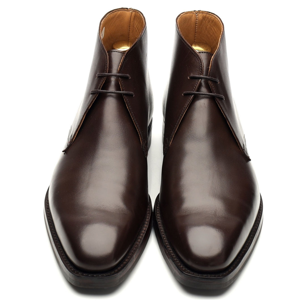 &#39;Tetbury&#39; Dark Brown Leather Chukka Boots UK 7 E