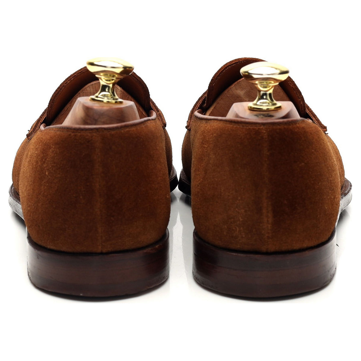 &#39;Nice&#39; Snuff Brown Suede Loafers UK 6.5 E
