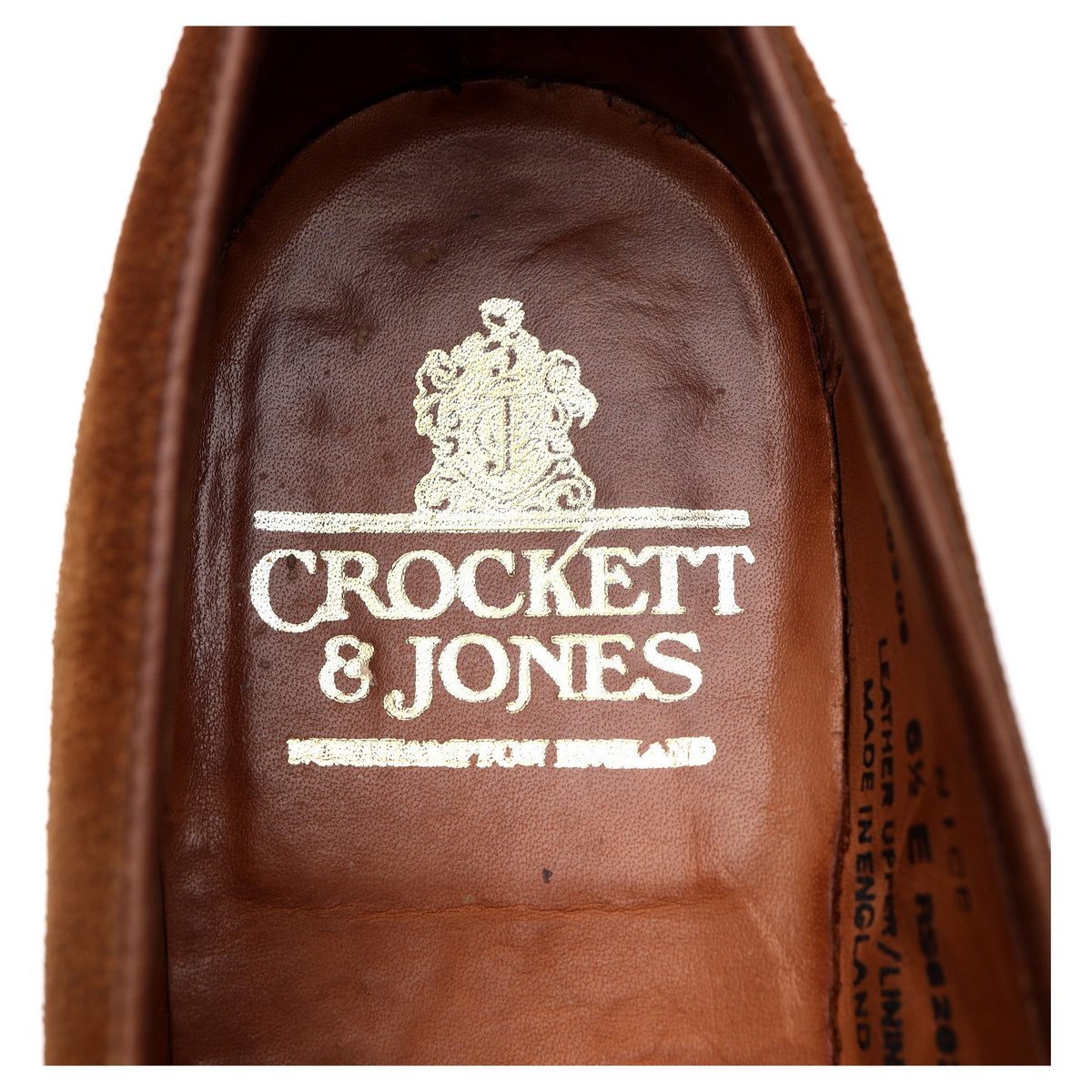 &#39;Nice&#39; Snuff Brown Suede Loafers UK 6.5 E