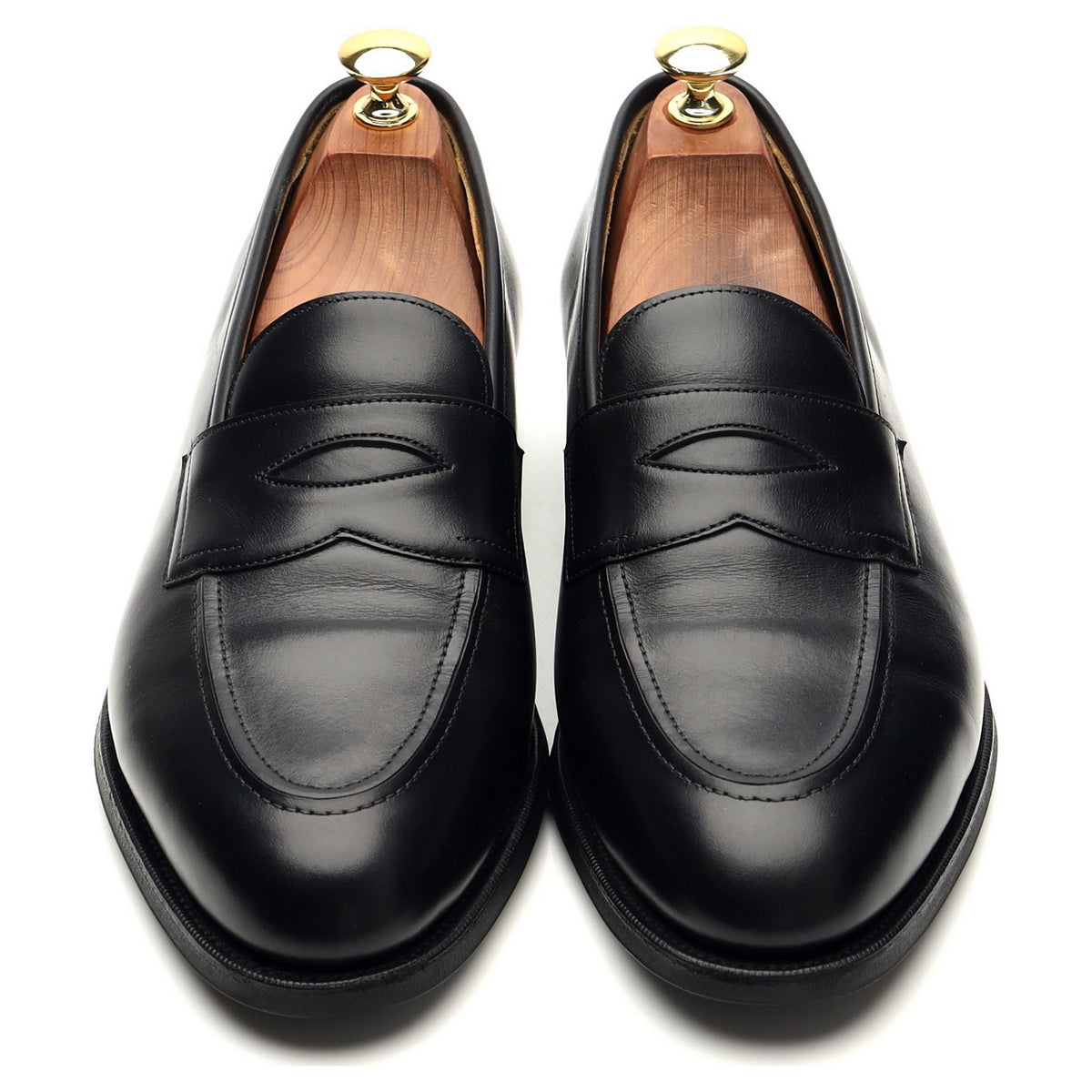 &#39;Piccadilly&#39; Black Leather Loafers UK 7.5 E