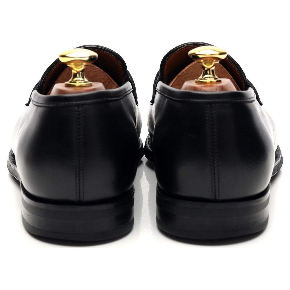 &#39;Piccadilly&#39; Black Leather Loafers UK 7.5 E