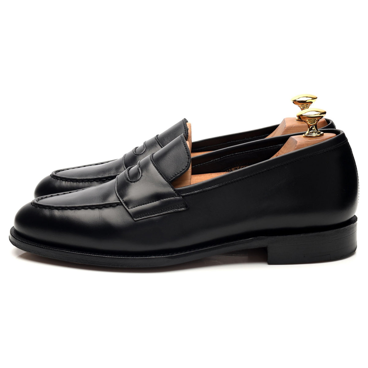 &#39;Aldgate&#39; Black Leather Loafers UK 6.5 E
