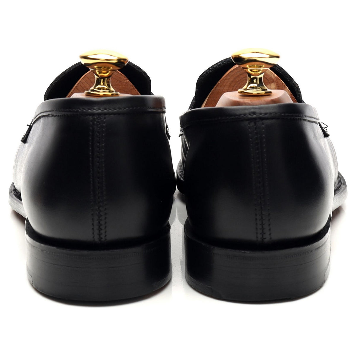 &#39;Aldgate&#39; Black Leather Loafers UK 6.5 E