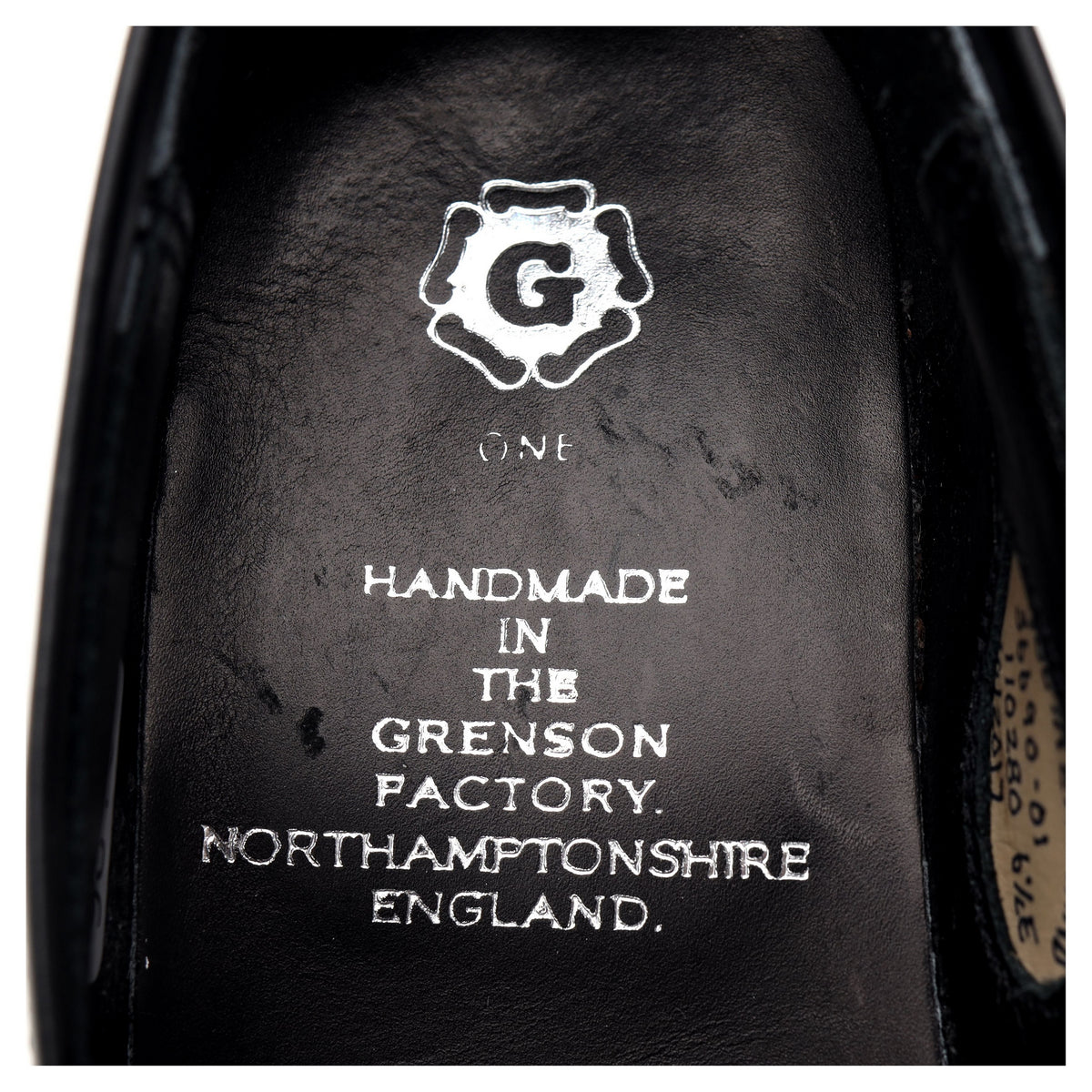 &#39;Aldgate&#39; Black Leather Loafers UK 6.5 E