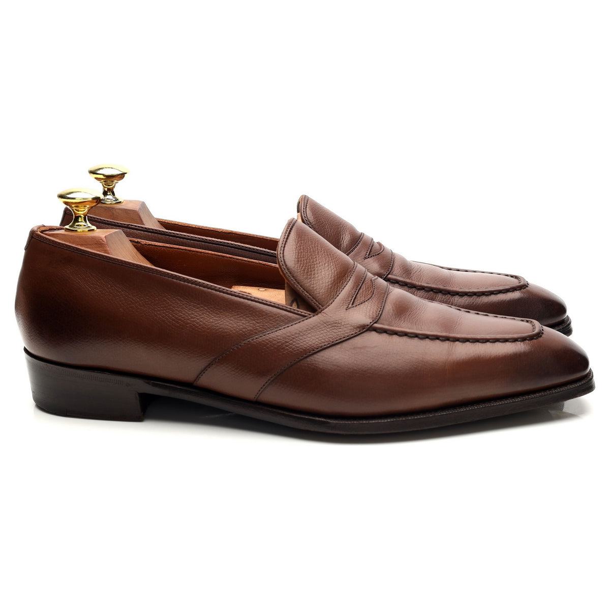&#39;Forte&#39; Brown Leather Loafers UK 8 E