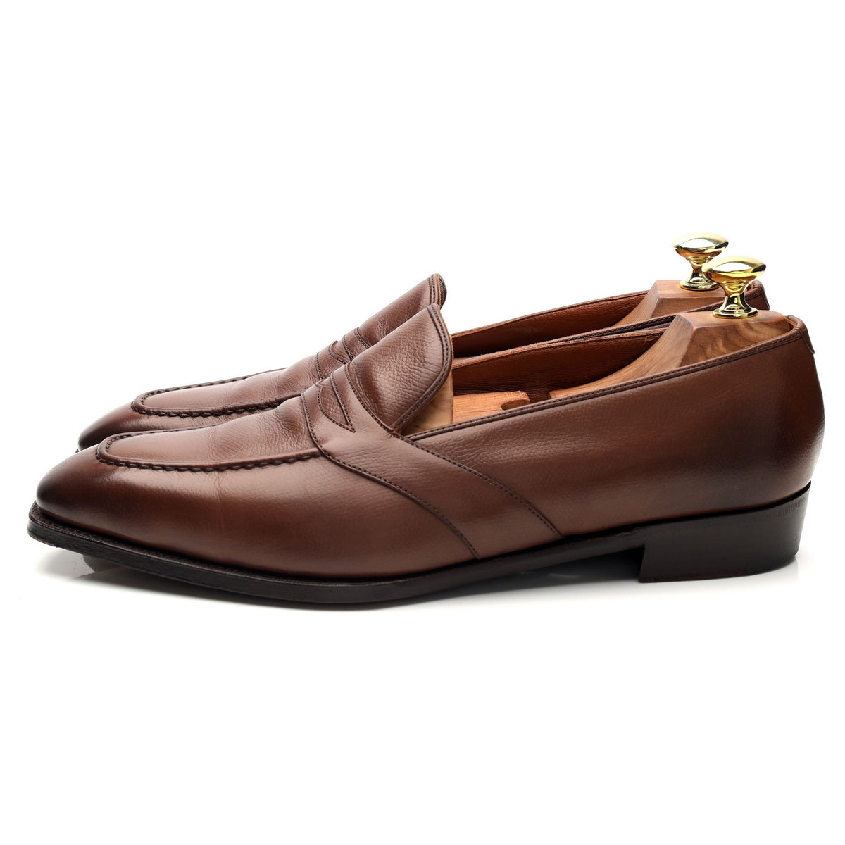 &#39;Forte&#39; Brown Leather Loafers UK 8 E