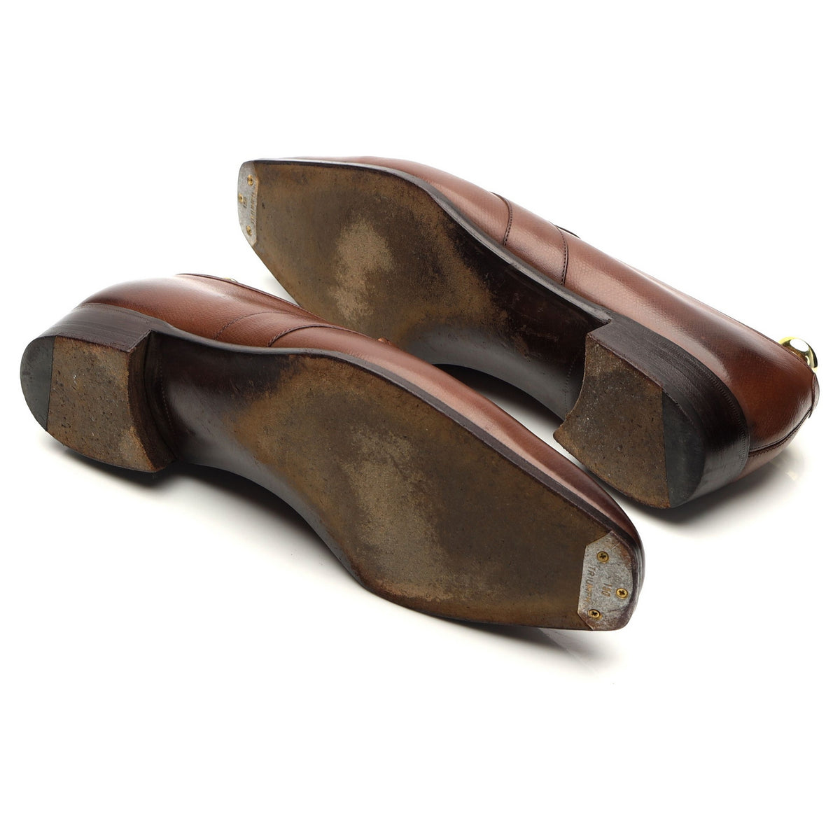 &#39;Forte&#39; Brown Leather Loafers UK 8 E