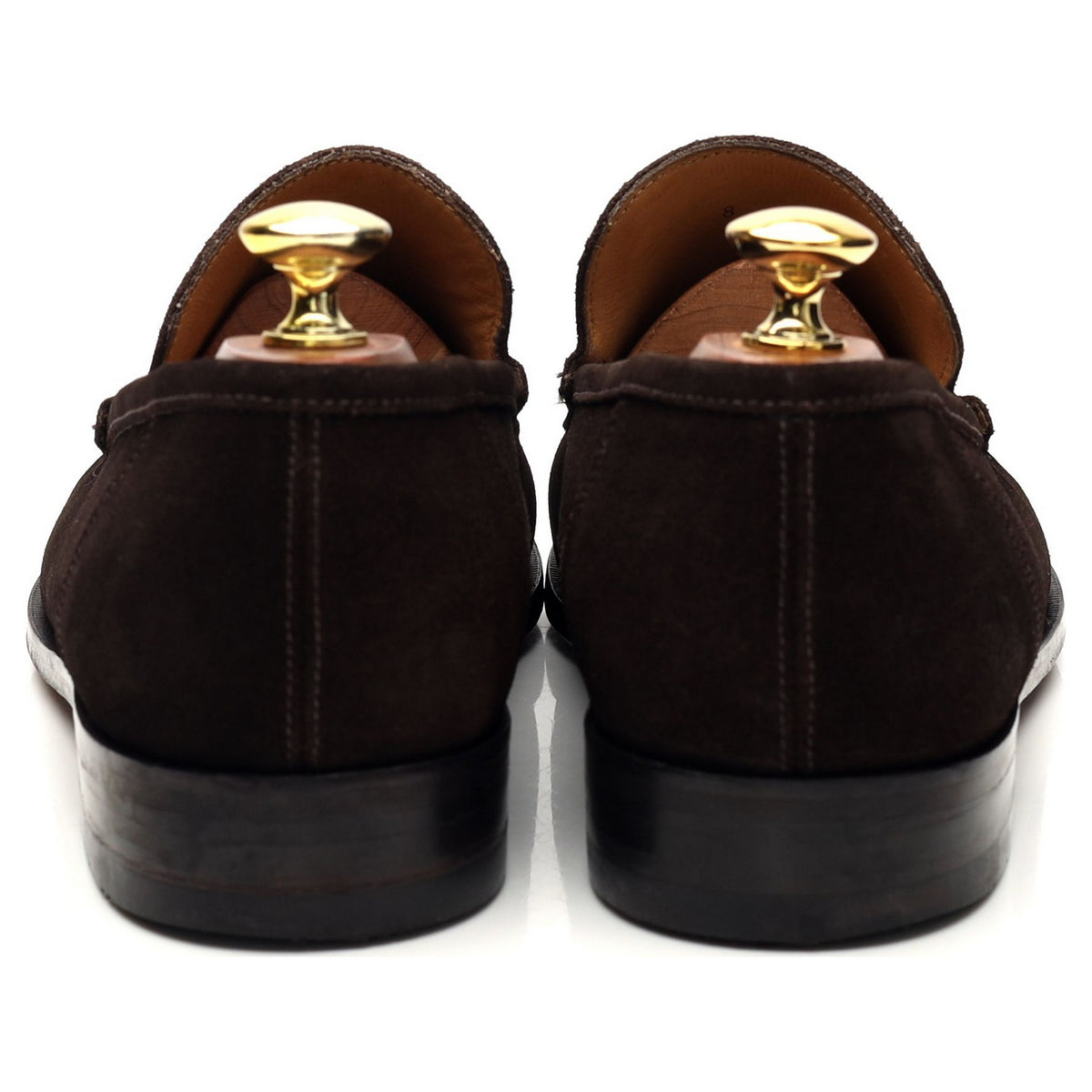&#39;Treviso&#39; Dark Brown Suede Slip On Loafers UK 8 G