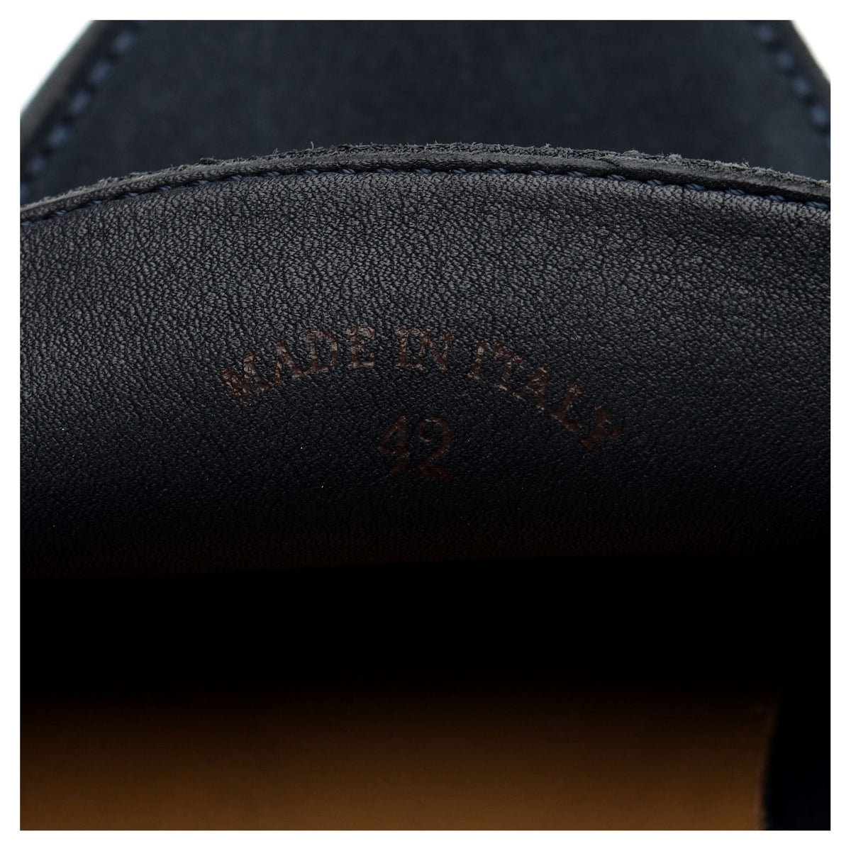 &#39;Summer Walk&#39; Navy Blue Suede Slip On Loafers UK 8 EU 42