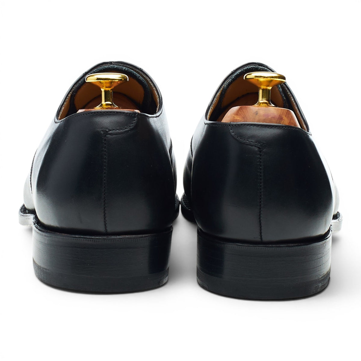 'Luton' Black Leather Oxford UK 8 G